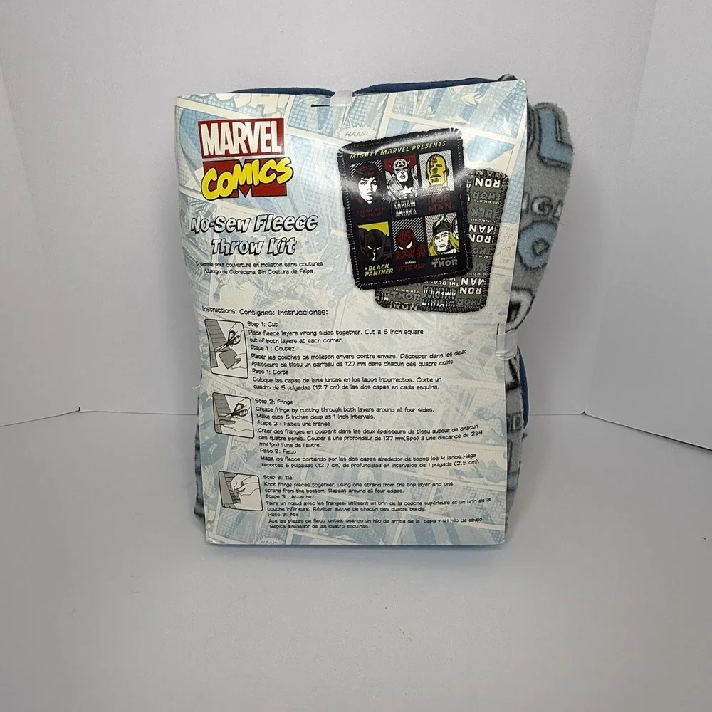 Marvel Comics No Sew Fleece Throw Kit 72